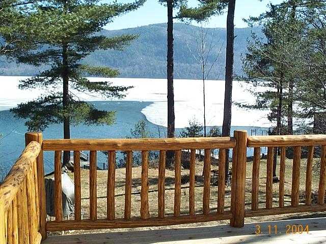 overlooking Lake George...